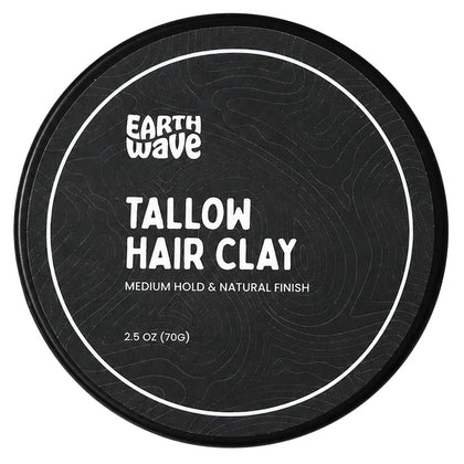 Earth Wave Tallow Hair Clay 2.5 oz front view
