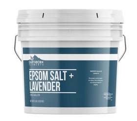 Earthborn Elements Lavender Epsom Salt 1 Gallon front view