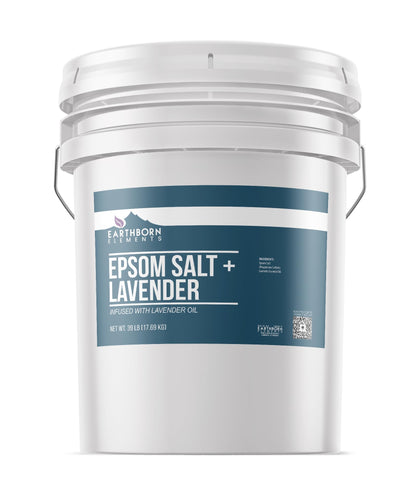 Earthborn Elements Lavender Epsom Salt 624 Ounce packaging front view