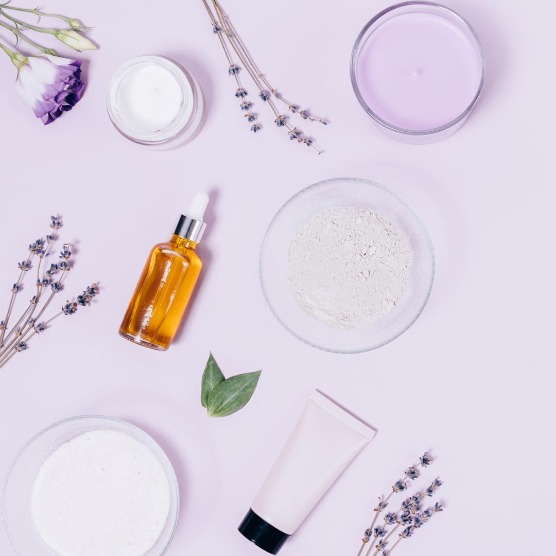 Earthborn Elements Lavender Epsom Salt with essential oil bottle