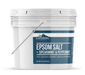Earthborn Elements Spearmint & Peppermint Foot Soak bucket side view