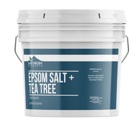 Earthborn Elements Tea Tree Epsom Salt 8 lb front view