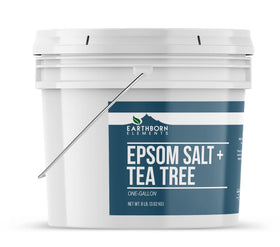 Earthborn Elements Tea Tree Epsom Salt 8 lb resealable container