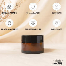 Earthborn Organics Pure Tallow Balm application on skin