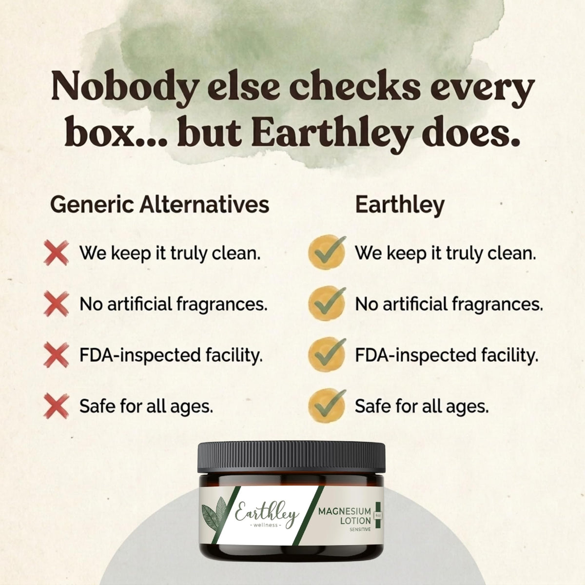 Earthley Wellness Magnesium Lotion lifestyle scene
