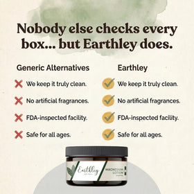 Earthley Wellness Magnesium Lotion lifestyle scene