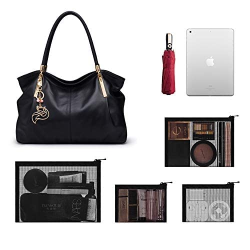 EASYFUN Mesh Pouch in use for travel essentials