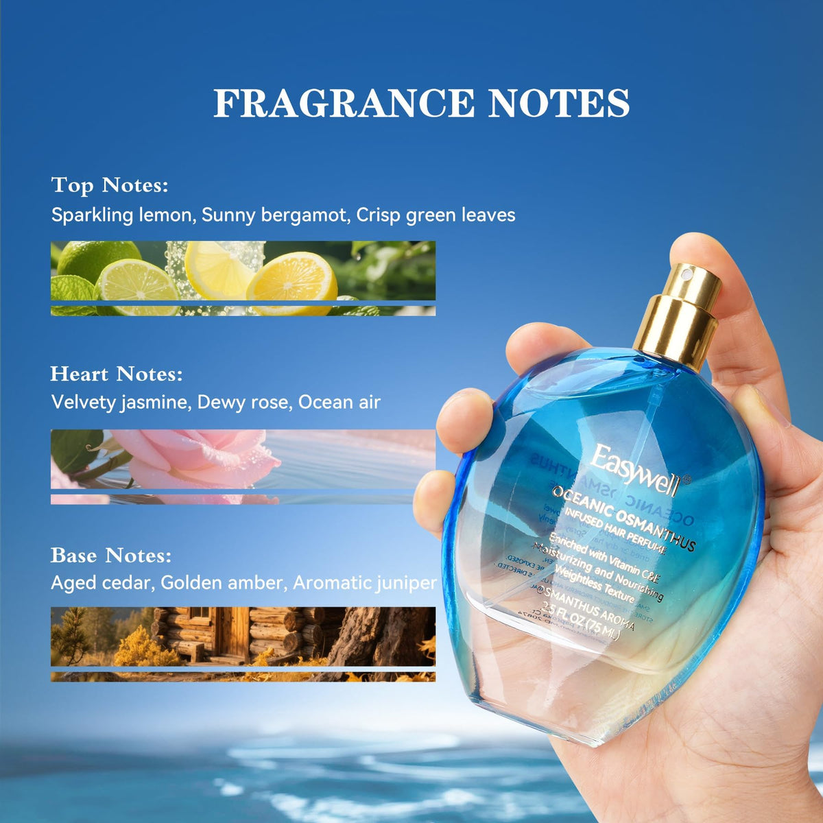 EASYWELL Hair Perfume on a vanity table