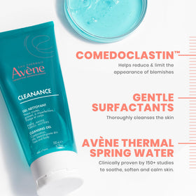 Eau Thermale Avène Cleanance Cleansing Gel with natural ingredients