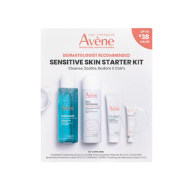 Eau Thermale Avène Sensitive Skin Starter Kit 4-piece set front view