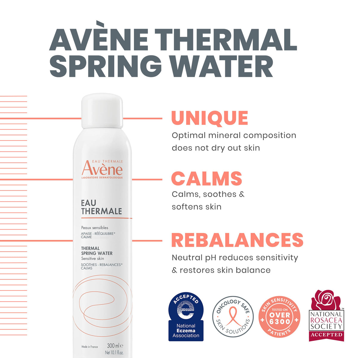 Eau Thermale Avène Thermal Spring Water Face Mist Spray side view