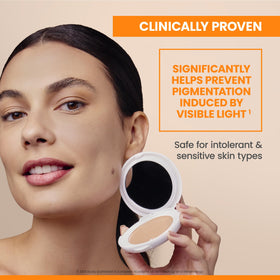 Eau Thermale Avène Tinted SPF 50 Mineral Sunscreen texture close-up