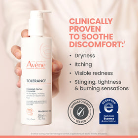 Eau Thermale Avène Tolerance Gentle Foaming Cleanser 5 oz with texture