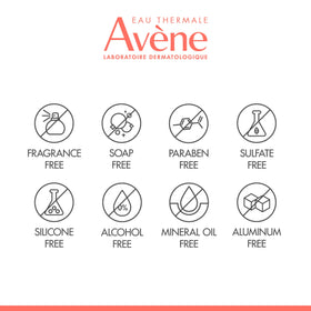 Eau Thermale Avène XeraCalm A.D Cleansing Oil in use during a shower