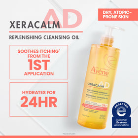 Eau Thermale Avène XeraCalm A.D Cleansing Oil with dispenser