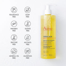 Eau Thermale Avène XeraCalm A.D Cleansing Oil with natural ingredients