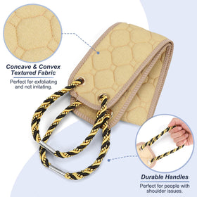 eaxun back scrubber hanging to dry