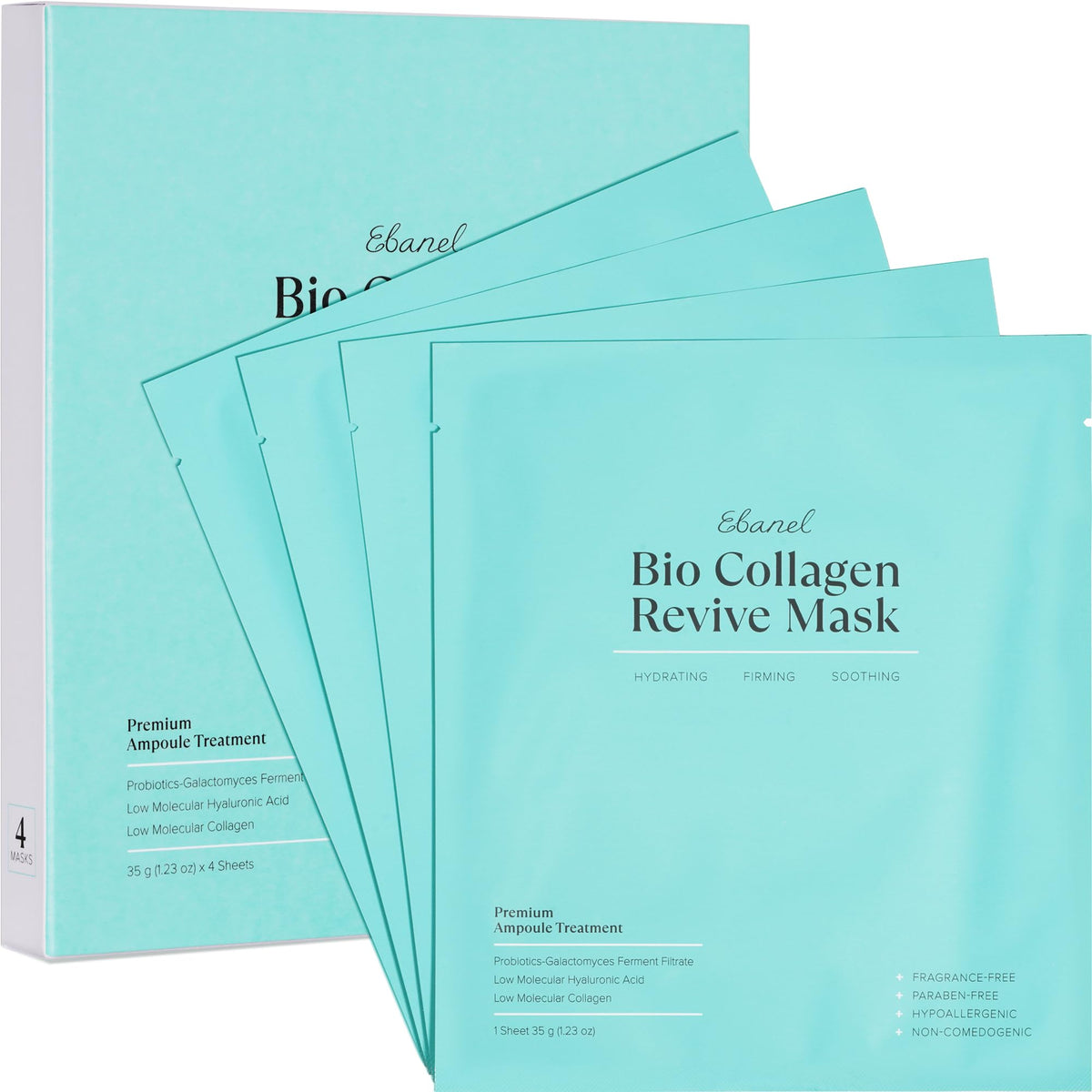 Ebanel Bio Collagen Face Mask packaging front view