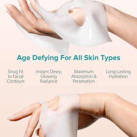 Ebanel Bio Collagen Face Mask showing texture