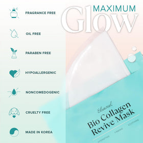 Ebanel Bio Collagen Face Mask with skincare products