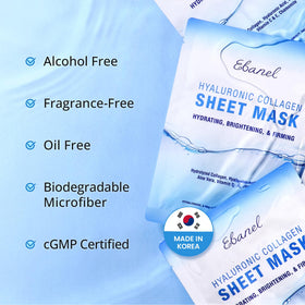 Ebanel Collagen Face Mask in a spa setting