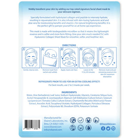 Ebanel Collagen Face Mask opened with serum visible