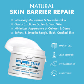 Ebanel Urea Cream 40% application on feet