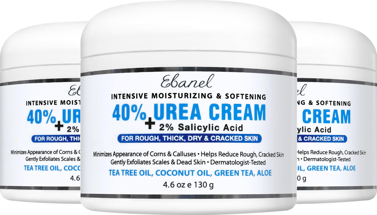 Ebanel Urea Cream 40% front view with packaging