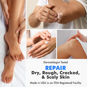 Ebanel Urea Cream 40% ingredients list on back