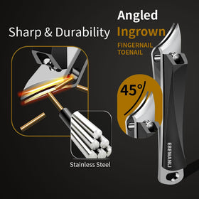 EBEWANLI Ingrown Toenail Clippers demonstrating non-slip handle design