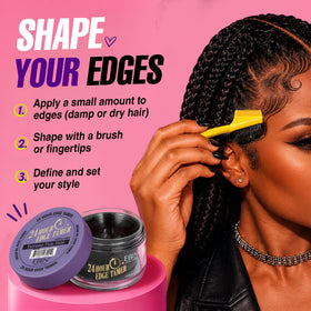 EBIN NEW YORK Edge Tamer in a beauty setting