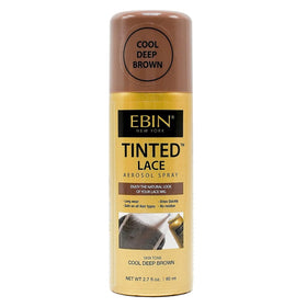 EBIN NEW YORK Tinted Lace Aerosol Spray Cool Deep Brown front view