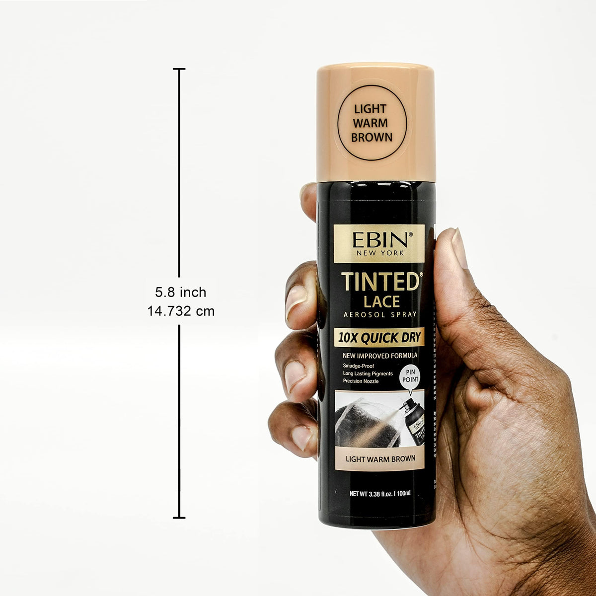 EBIN NEW YORK Tinted Lace Spray lifestyle scene on vanity