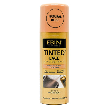 EBIN NEW YORK Tinted Lace Spray Natural Beige front view