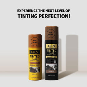 EBIN NEW YORK Tinted Lace Spray showing water-resistant feature