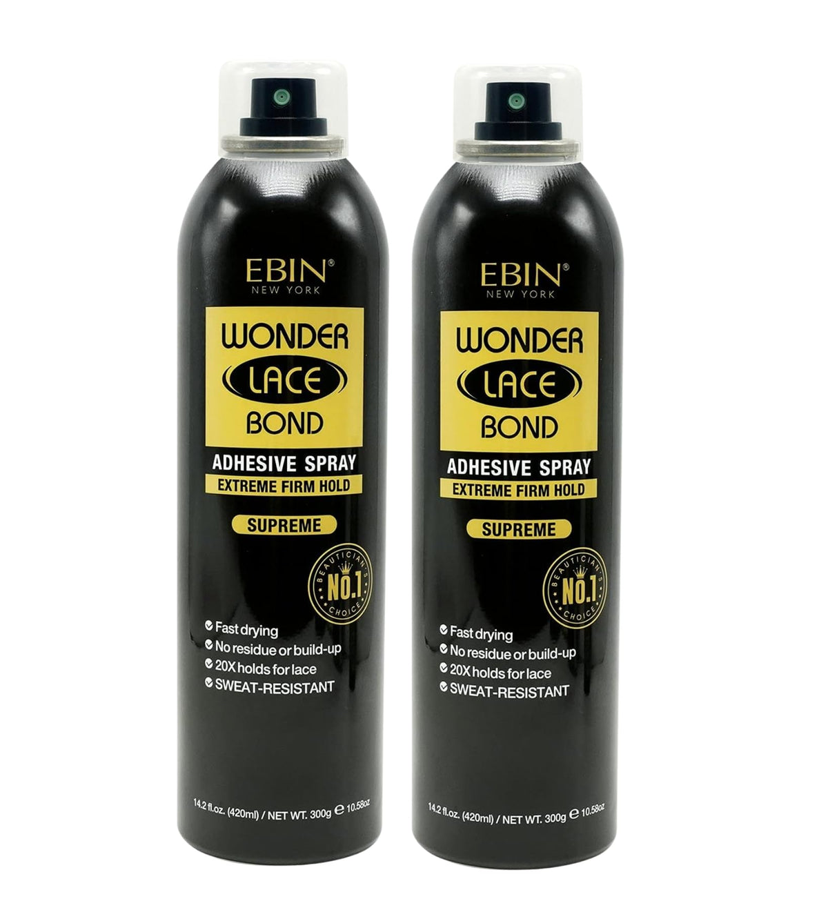 EBIN NEW YORK Wig Glue Adhesive Spray Set front view