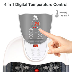 ECARBME Foot Spa Bath Massager with pumice stone