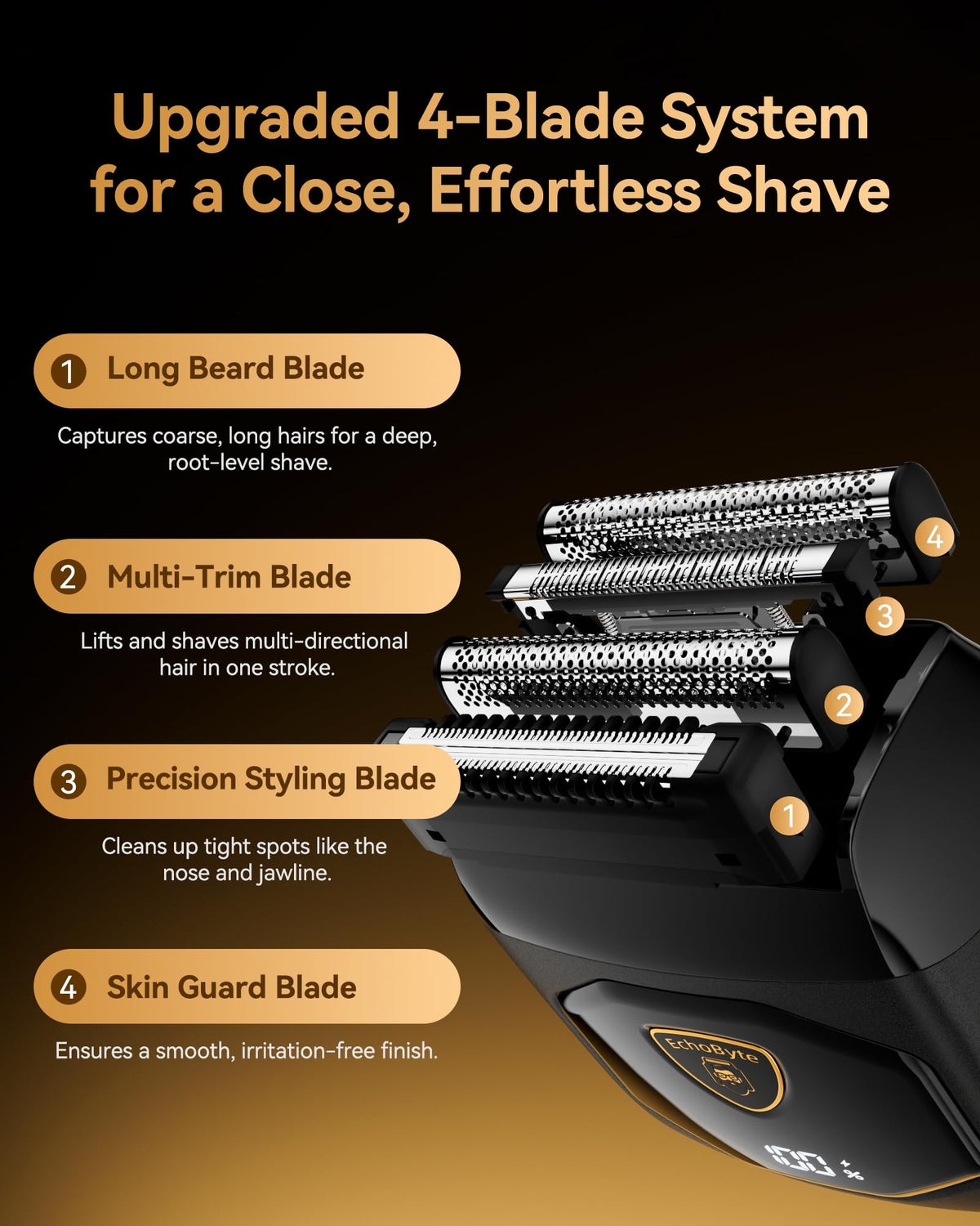 EchoByte shaver in a travel case
