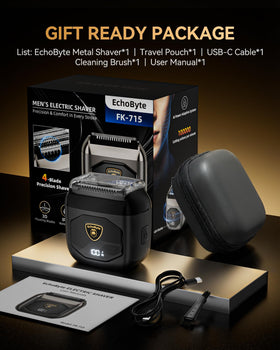 EchoByte shaver with travel lock function