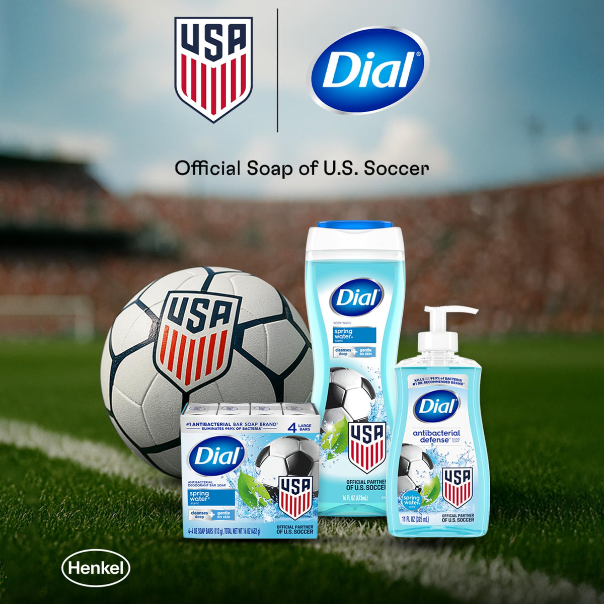 Eco-friendly packaging of Dial Foaming Hand Soap