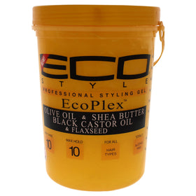 Eco Style Gel 80 oz front view with olive oil and shea butter ingredients