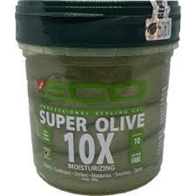Eco Style Professional Styling Gel Super Olive 32oz front view