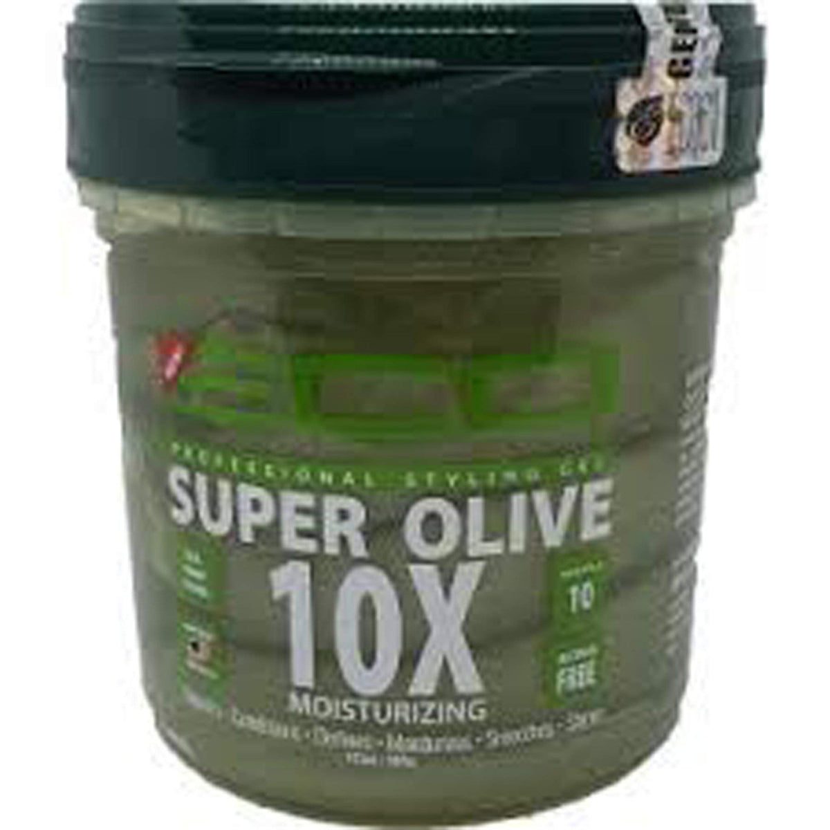 Eco Style Super Olive Gel showing texture and packaging details