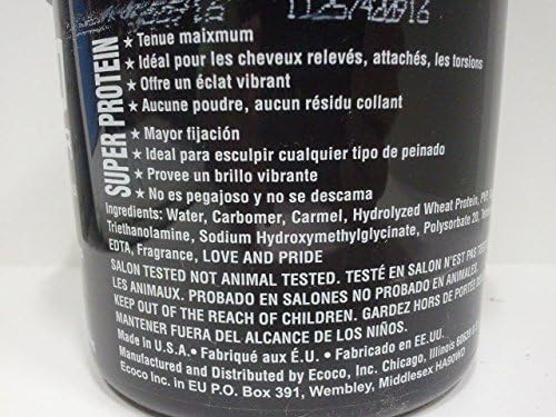 Eco Style Super Protein Gel 16oz back view