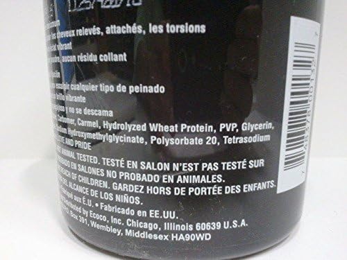 Eco Style Super Protein Gel 16oz with application on hair