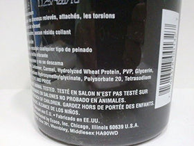 Eco Style Super Protein Gel 16oz with application on hair