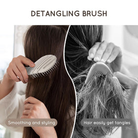 ecoed Detangler Hairbrush with packaging