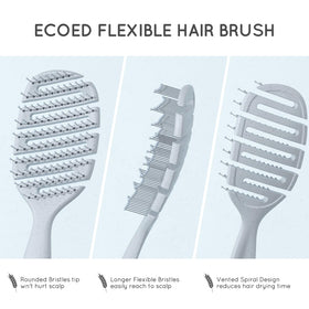 ecoed Vented Detangling Brush with packaging