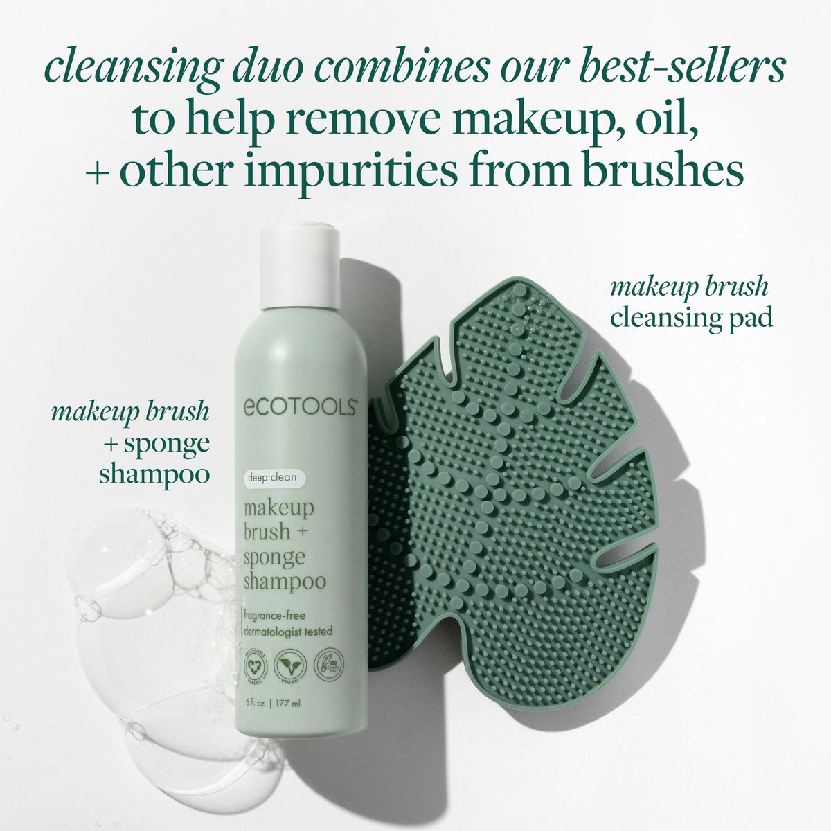 EcoTools Brush + Sponge Shampoo 8 oz bottle