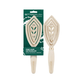 EcoTools Fine Hair Detangler brush front view with soft bristles